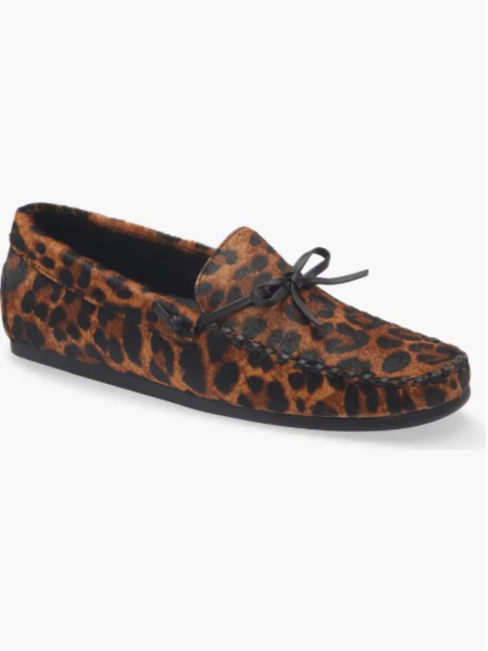 Madewell Meadow Genuine Calf Hair Driver Flat Size 5.5 New